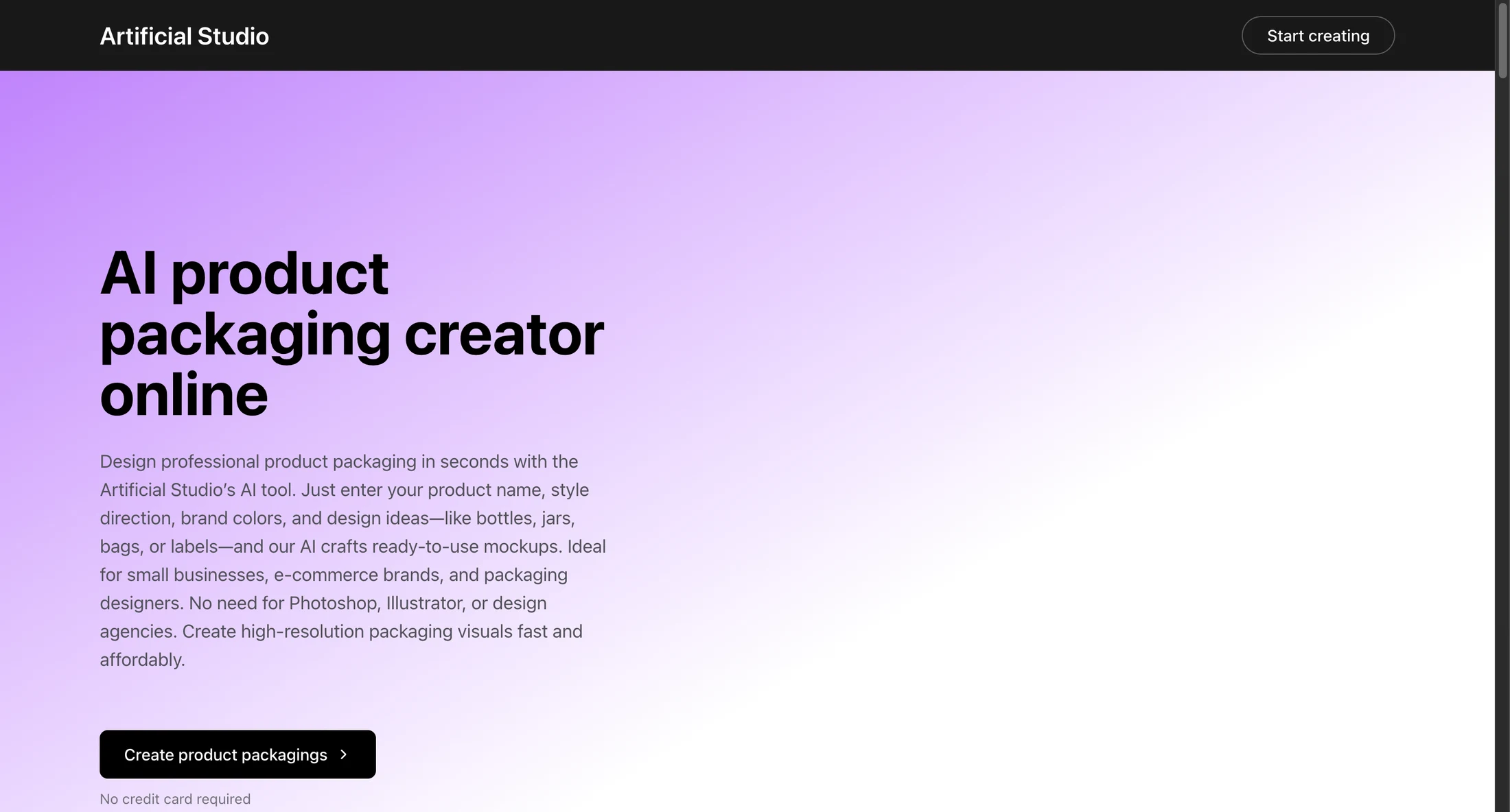 Artificial Studio Product Packaging Review (2026): AI Design Tool