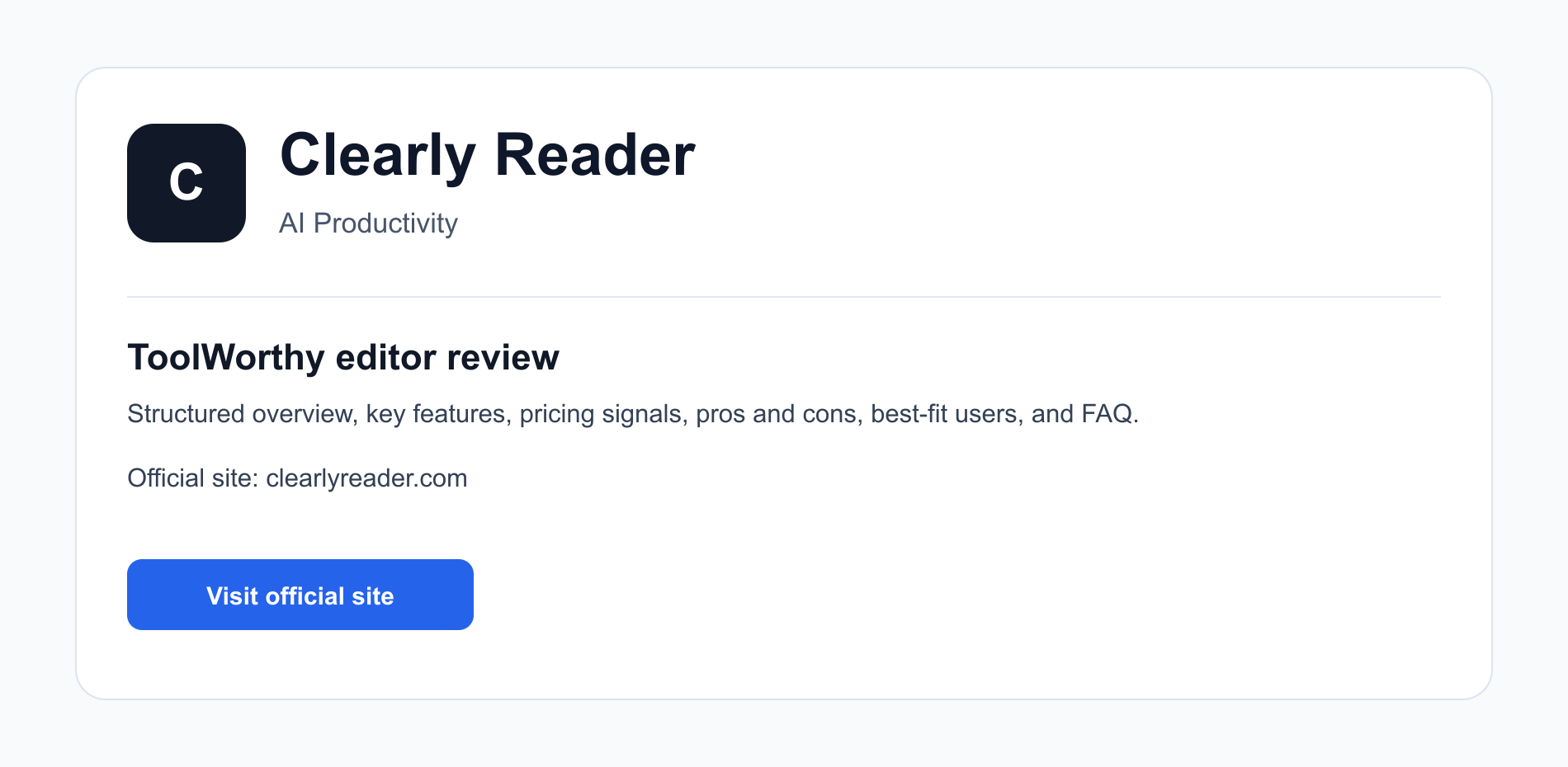 Dreader Review Clearly Reader Review: Features, Pricing, Best For