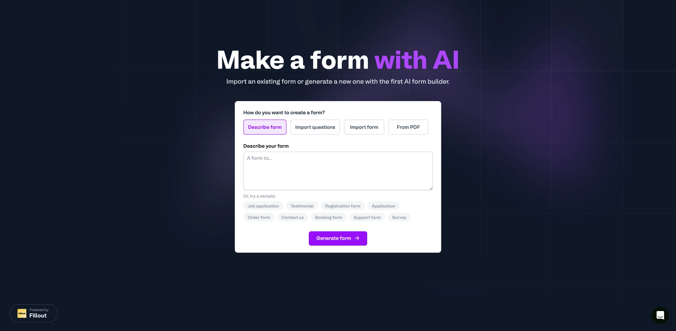 Fillout Review (2026): AI Form Generator
