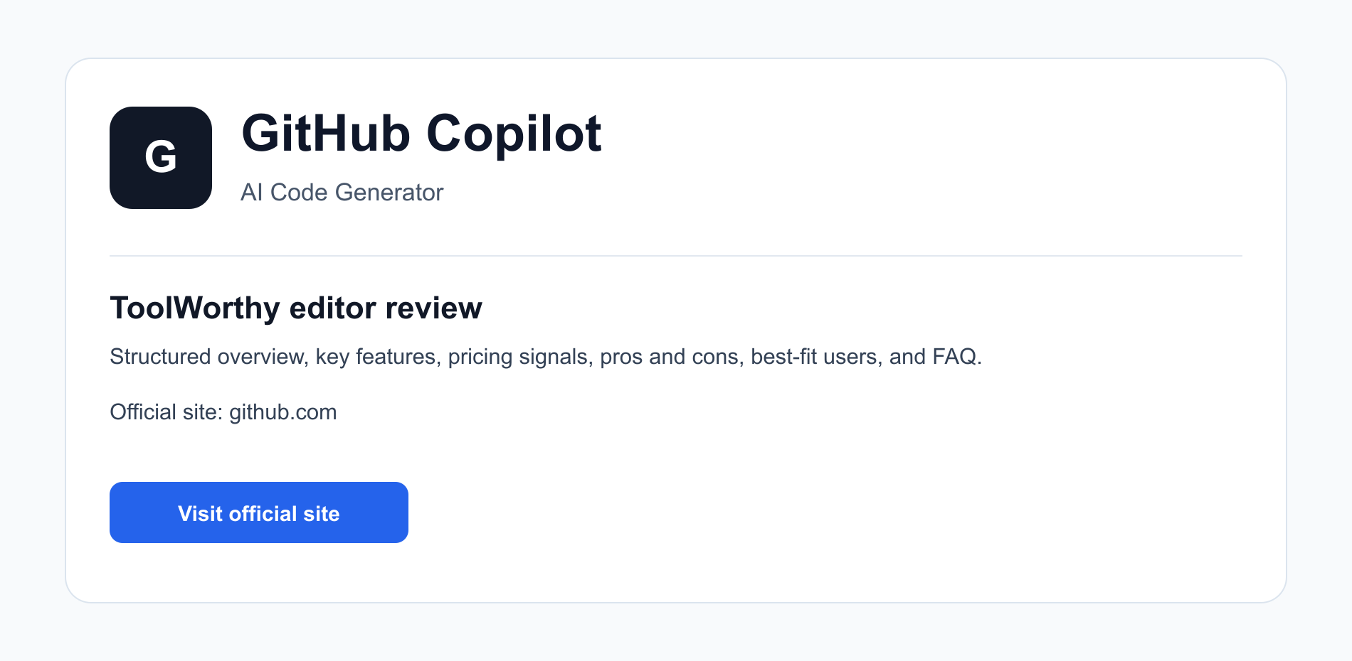 GitHub Copilot Review: Features, Pricing, Best For