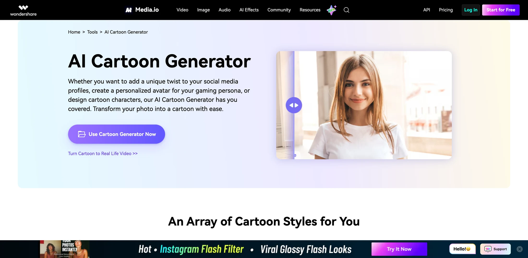 Media.io AI Cartoonizer Review (2026): Features & Pricing