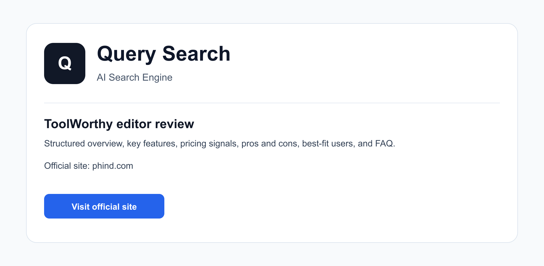 Query Search Review: Features, Pricing, Best For
