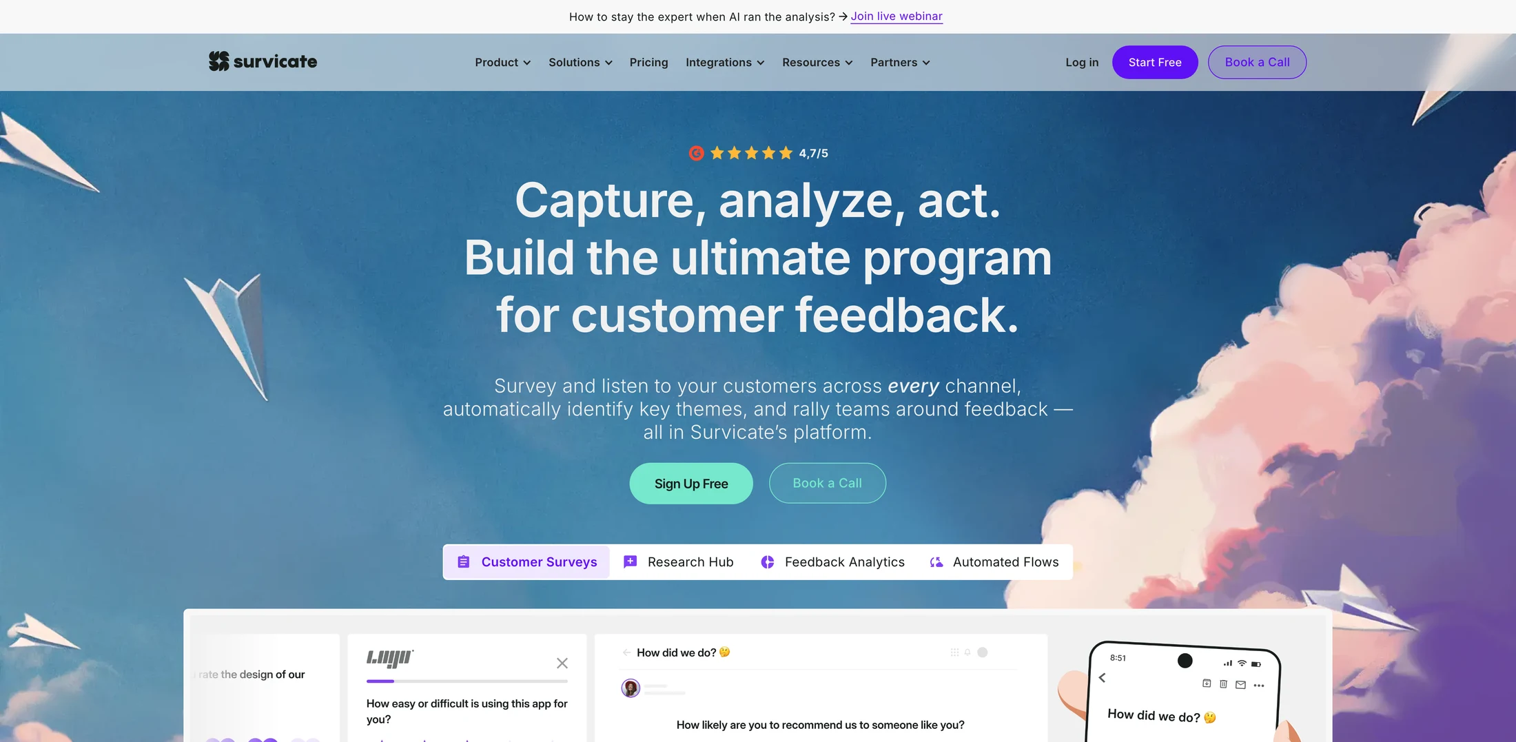 Survicate Review (2026): AI Form Generator