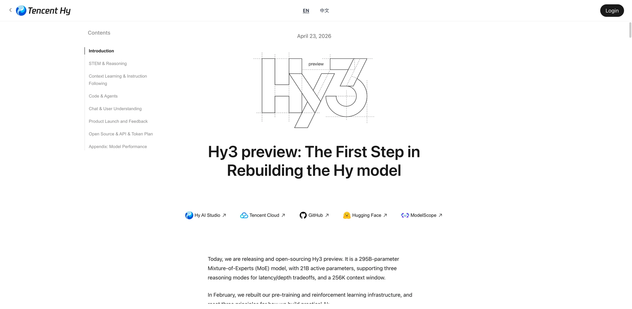 Tencent Hy3 Review 2026: Official 295B MoE & 256K API
