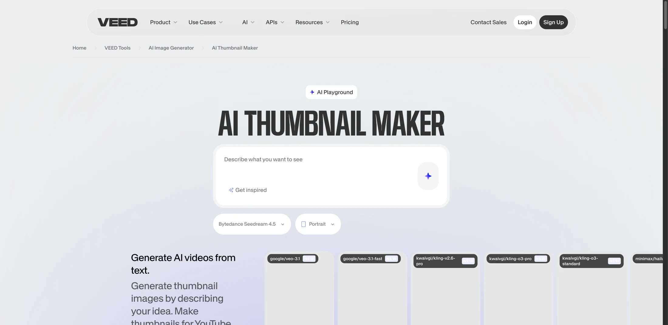 VEED AI Thumbnail Maker Review (2026): Features, Pricing & Best Fit