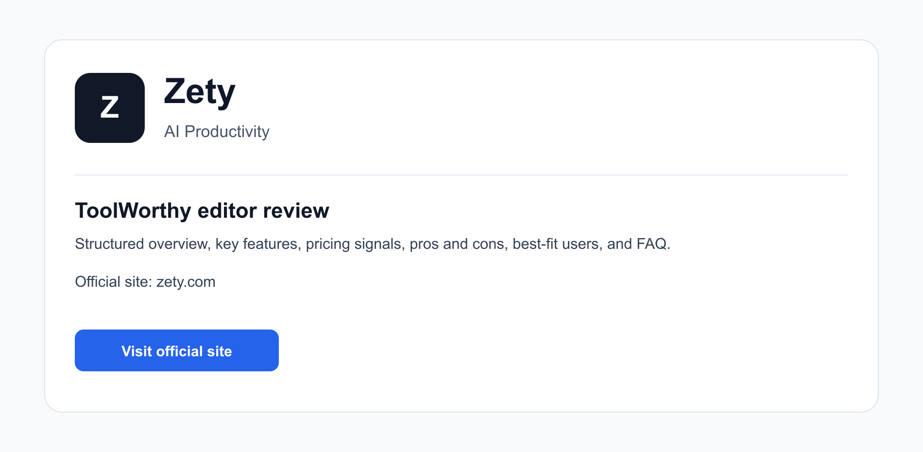 Zety Zety Review: Features, Pricing, Best For